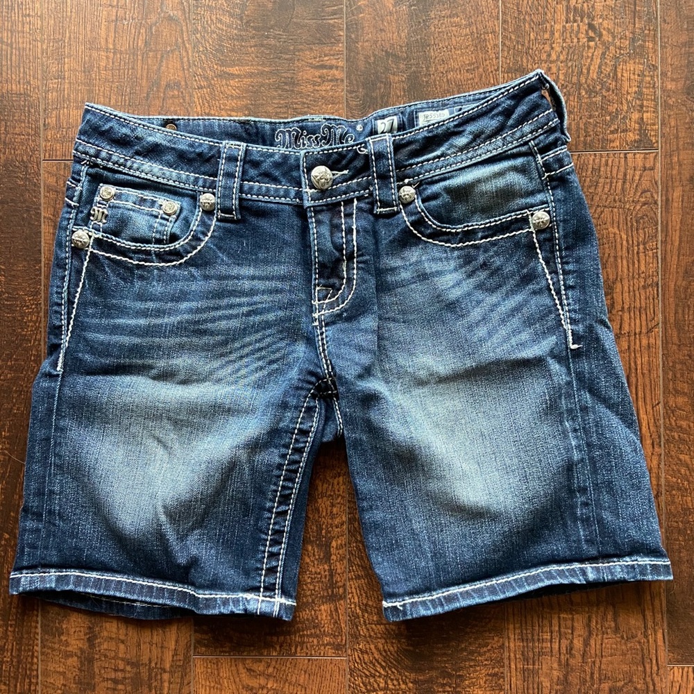 Miss Me Mid-Jean Shorts